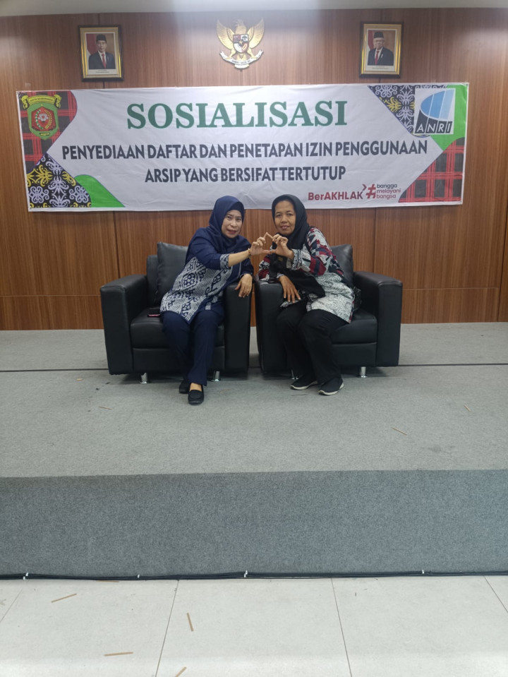 Sosialisasi Penyusutan dan Penetapan SOP Penggunaan Arsip yang Bersifat Tertutup (Rabu,21 Februari 2024)