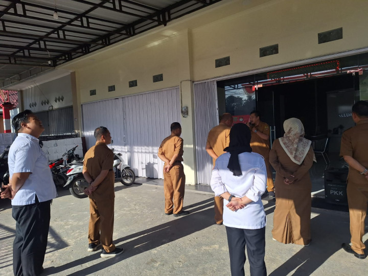 Apel pagi di Lingkungan Kelurahan Mangkupalas (Senin,26 Februari 2024)