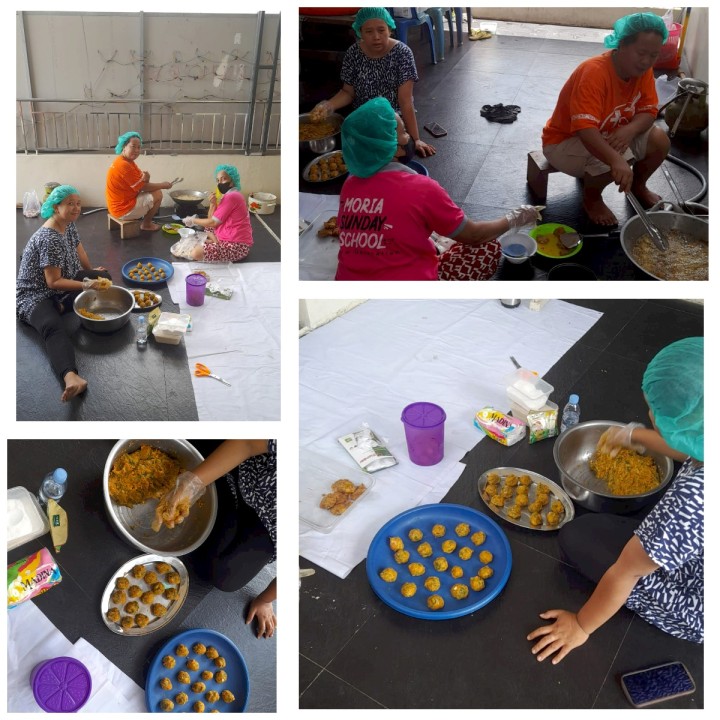 Kegiatan memasak Makanan Tambahan untuk balita dan ibu hamil tahun 2024