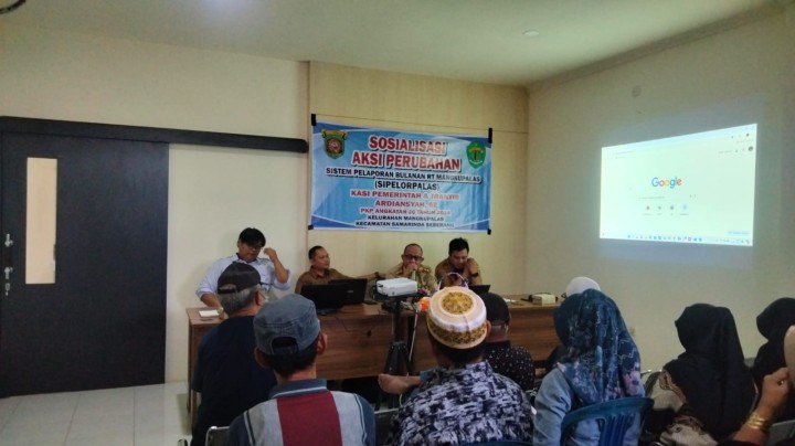 Sosialisasi Aksi Perubahan SIPELORPALAS dan Sosialisasi OPTIMIS