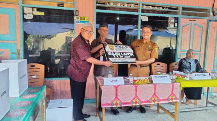 Pemilihan Ketua RT Masa Bakti 2025-2030 Kelurahan Mangkupalas