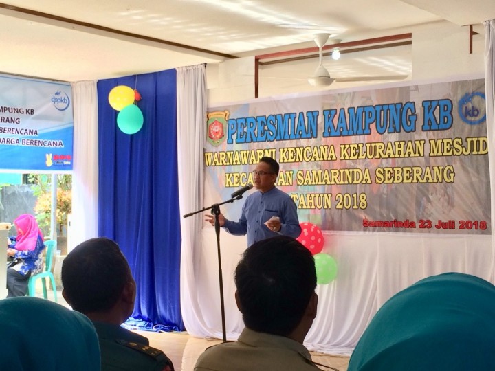 Peresmian Kampung KB Warna - Warni Kencana