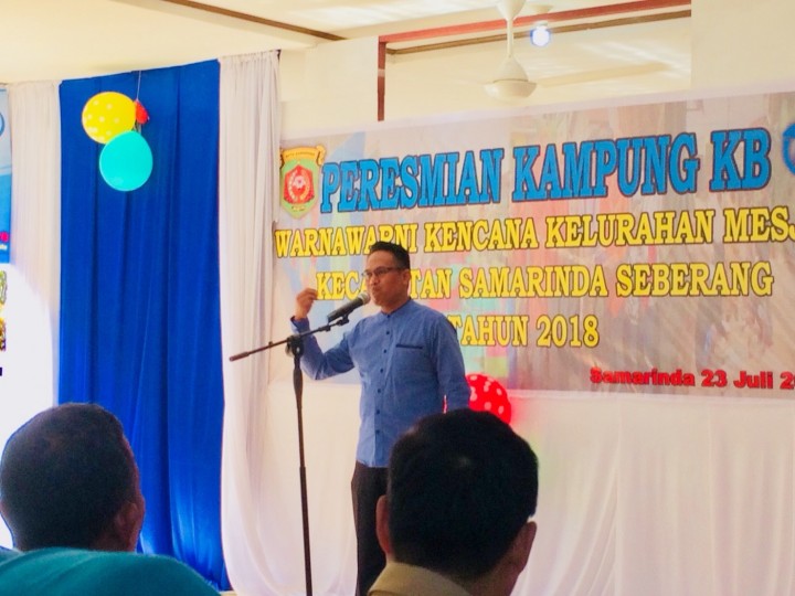 Peresmian Kampung KB Warna - Warni Kencana