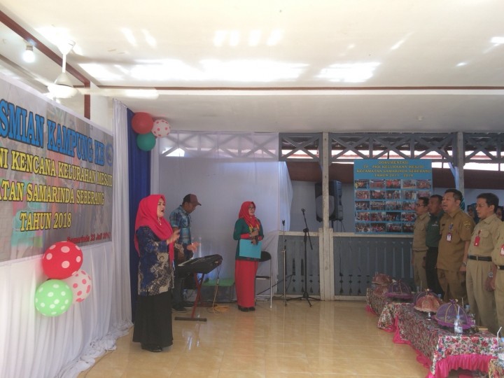 Peresmian Kampung KB Warna - Warni Kencana
