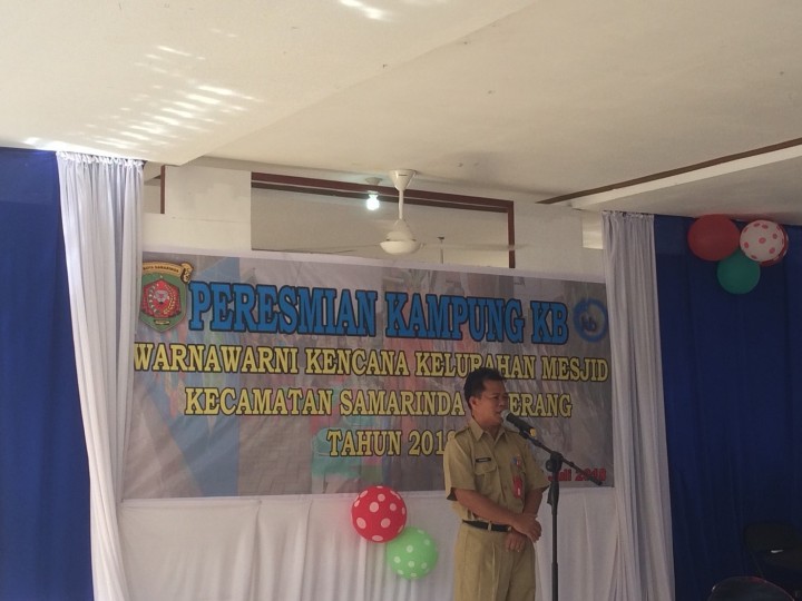 Peresmian Kampung KB Warna - Warni Kencana