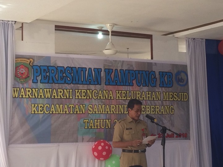 Peresmian Kampung KB Warna - Warni Kencana