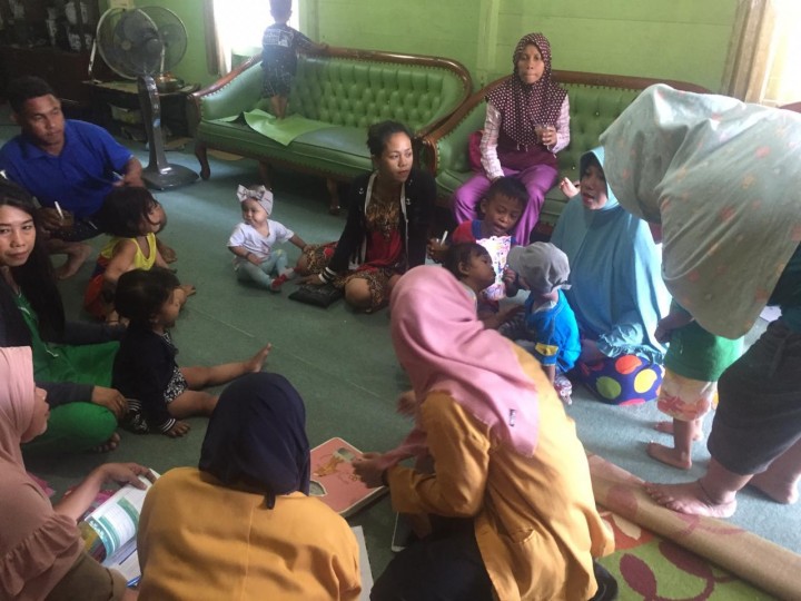Posyandu Kelurahan Mesjid & Kerja Bakti KKN Reguler 45 Universitas Mulawarman