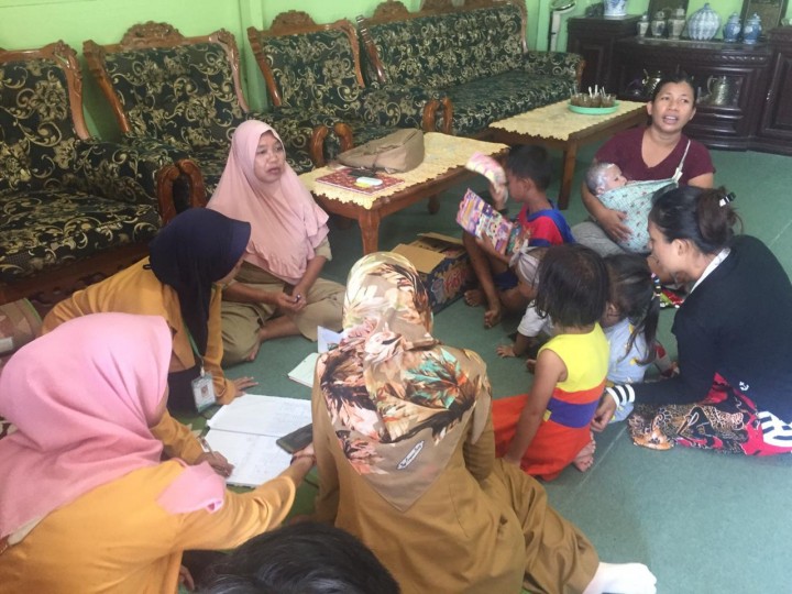 Posyandu Kelurahan Mesjid & Kerja Bakti KKN Reguler 45 Universitas Mulawarman