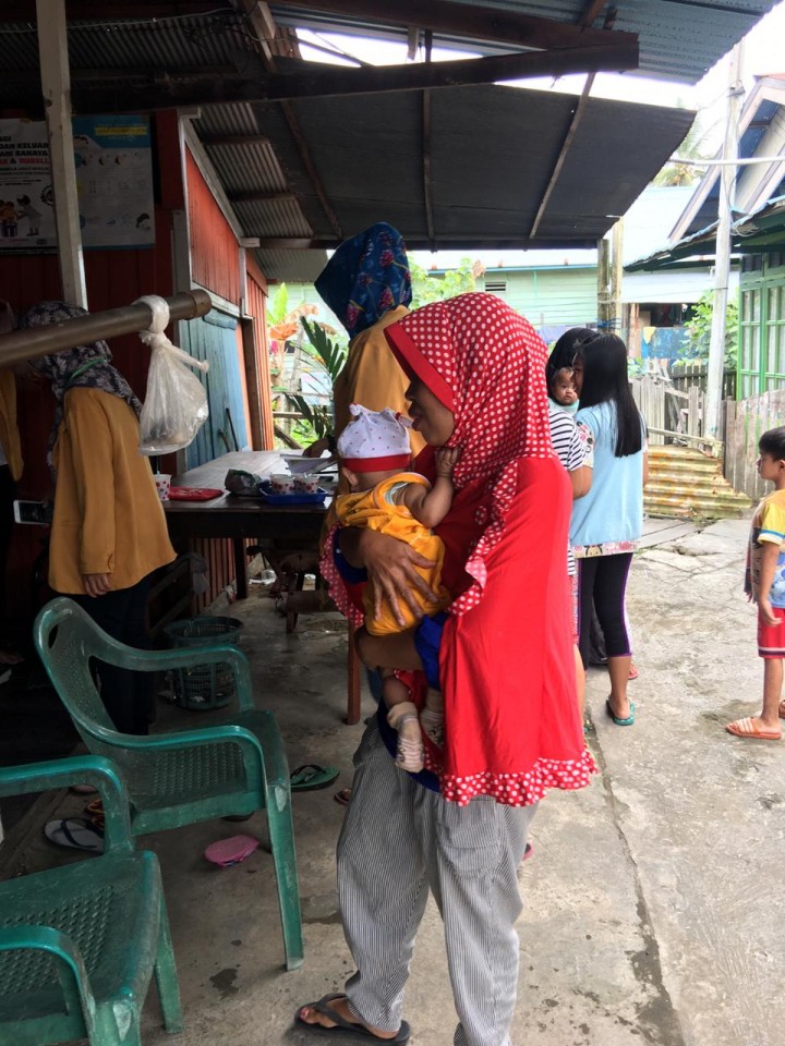 Posyandu Kelurahan Mesjid & Kerja Bakti KKN Reguler 45 Universitas Mulawarman