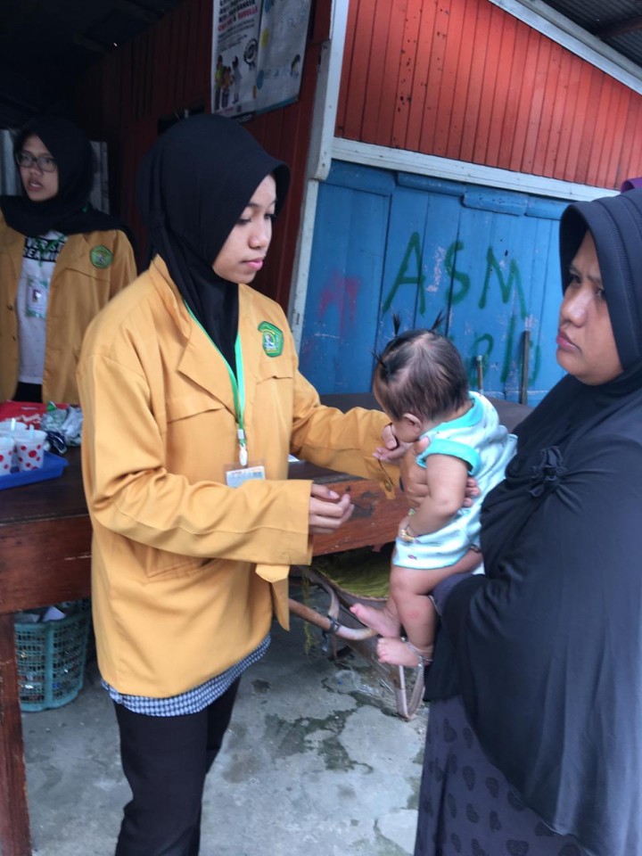 Posyandu Kelurahan Mesjid & Kerja Bakti KKN Reguler 45 Universitas Mulawarman