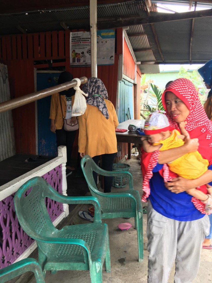 Posyandu Kelurahan Mesjid & Kerja Bakti KKN Reguler 45 Universitas Mulawarman