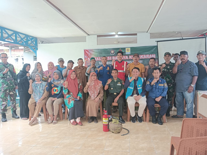 Sosialisasi Bahaya Kebakaran Oleh Koramil Samarinda Seberang