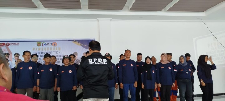 acara pengukuhan TRC katana Se Samarinda