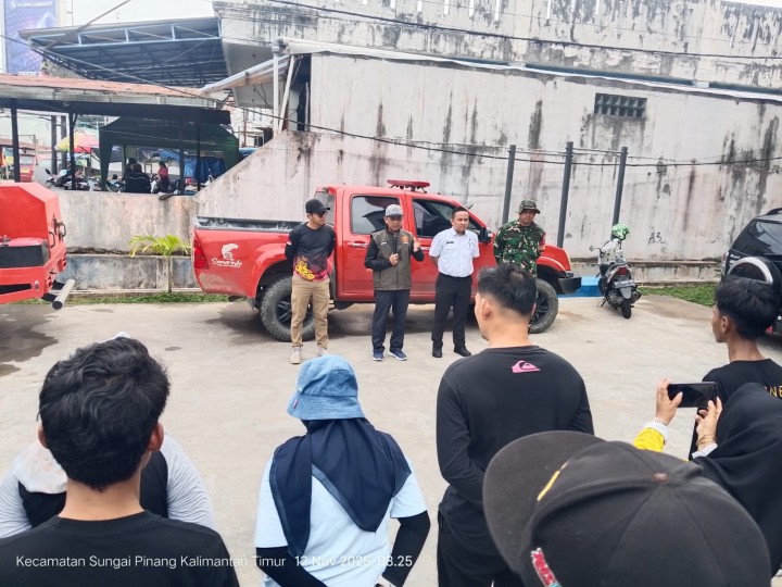 Gotong royong kecamatan sungai pinang
