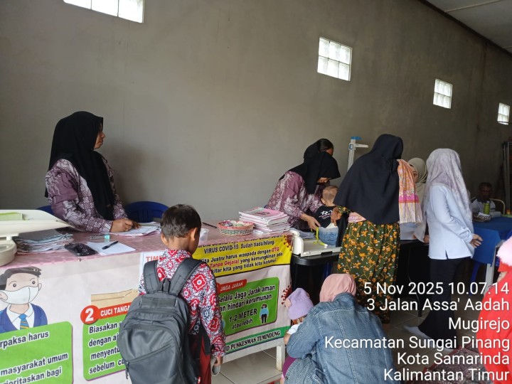 Kunjungan ke posyandu lubuk sawa
