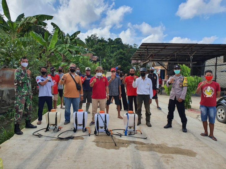 Penyemprotan Disenfektan Wilayah Kecamatan palaran (Minggu, 19 Juli 2020)