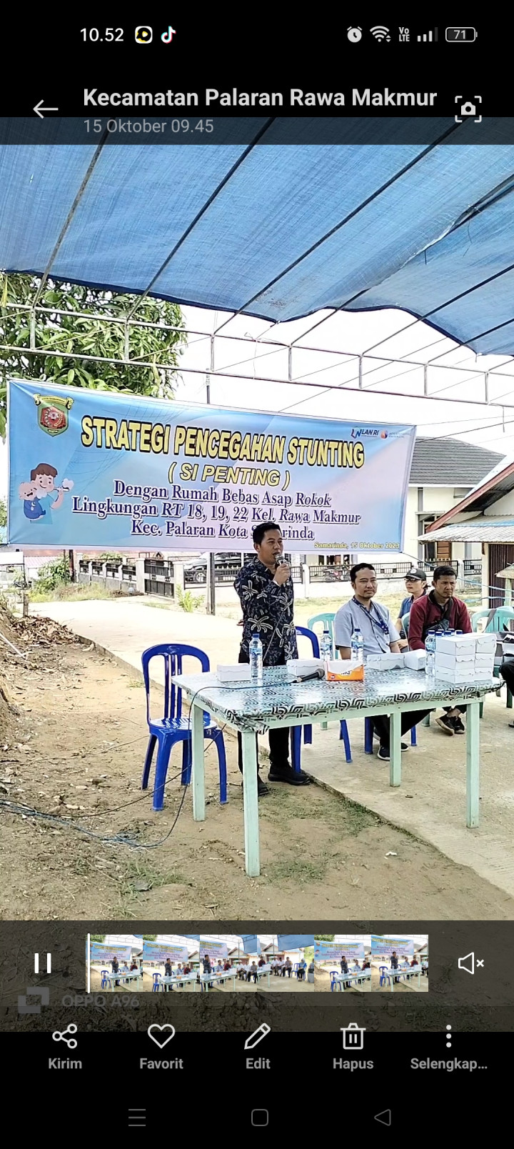 Kegiatan sosialisasi Stunting