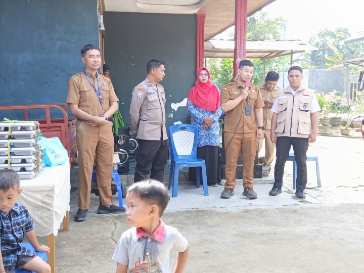 Launching MBG ke sasaran ibu hamil dan balita posyandu