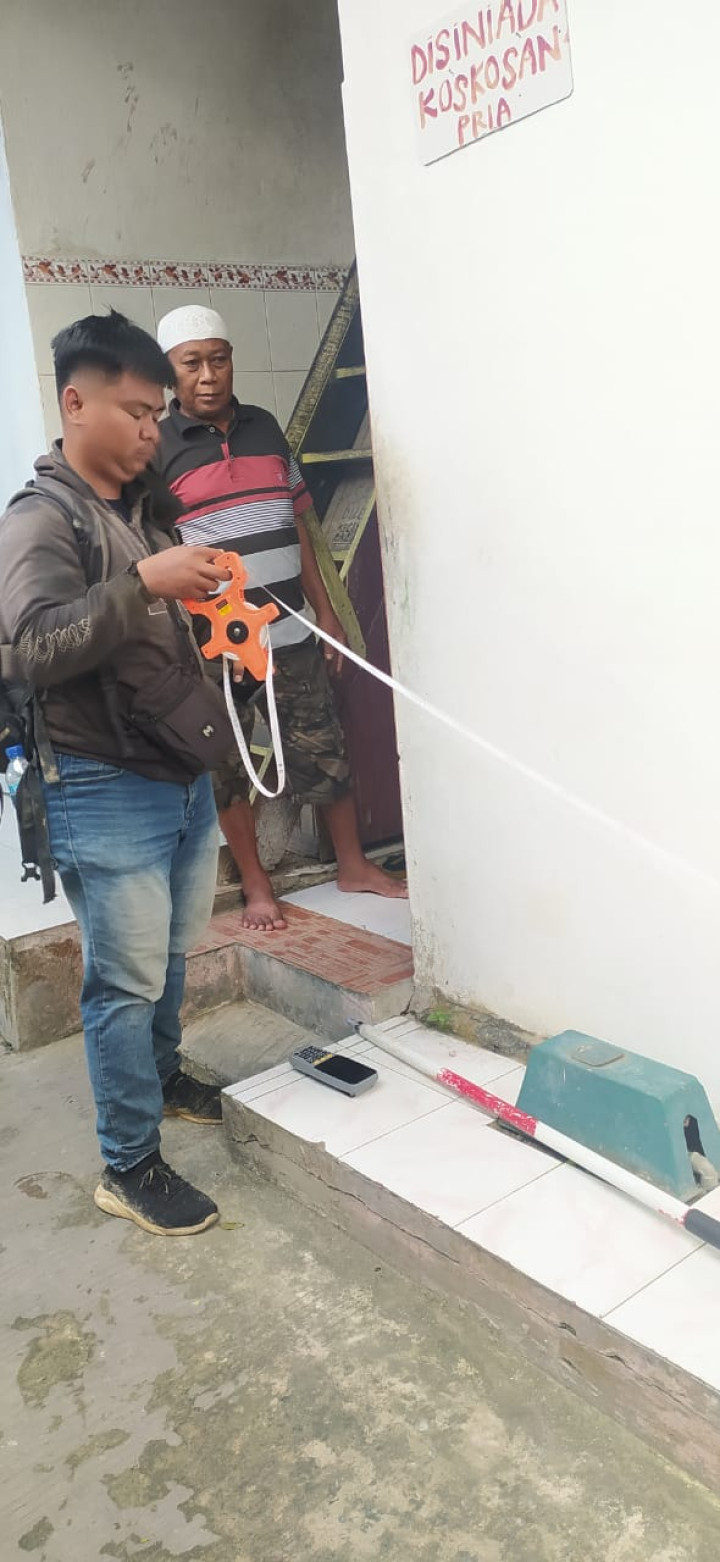 Pengukuran Ulang PTSL di wilayah Kelurahan Pasar Pagi