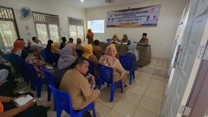 Sosialisasi Perbaikan Kinerja SDM Pelayanan di Kelurahan Pasar Pagi