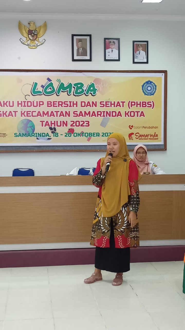 PRESENTASI PHBS TINGKAT KELURAHAN UNTUK WILAYAH KECAMATAN SAMARINDA KOTA