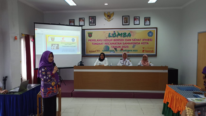 PRESENTASI PHBS TINGKAT KELURAHAN UNTUK WILAYAH KECAMATAN SAMARINDA KOTA