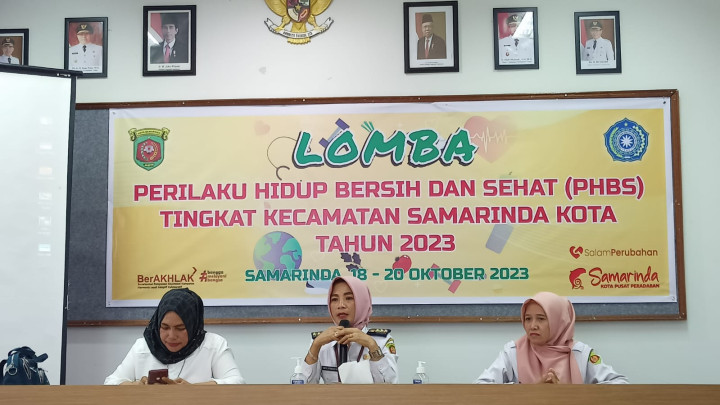 PRESENTASI PHBS TINGKAT KELURAHAN UNTUK WILAYAH KECAMATAN SAMARINDA KOTA