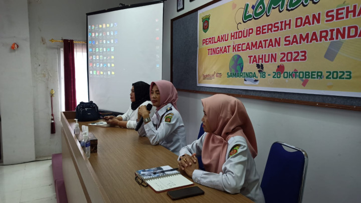 PRESENTASI PHBS TINGKAT KELURAHAN UNTUK WILAYAH KECAMATAN SAMARINDA KOTA