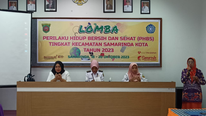 PRESENTASI PHBS TINGKAT KELURAHAN UNTUK WILAYAH KECAMATAN SAMARINDA KOTA