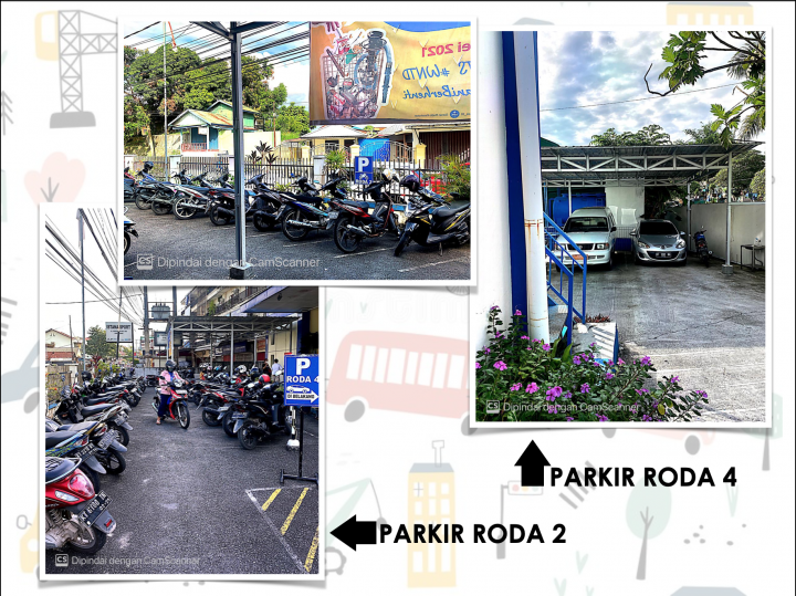 Lahan Parkir di Puskesmas Pasundan