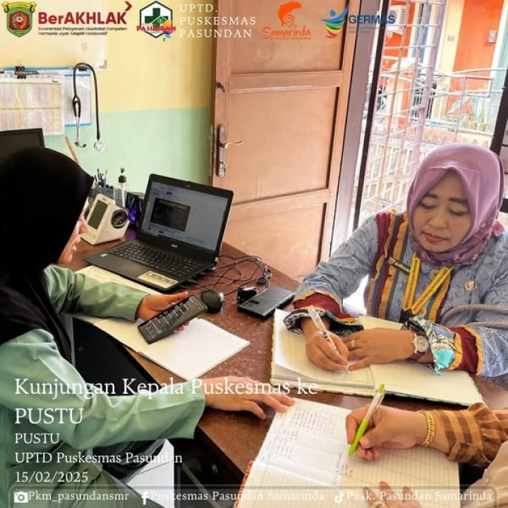 Kunjungan Kepala Puskesmas ke PUSTU (Puskesmas Pembantu)