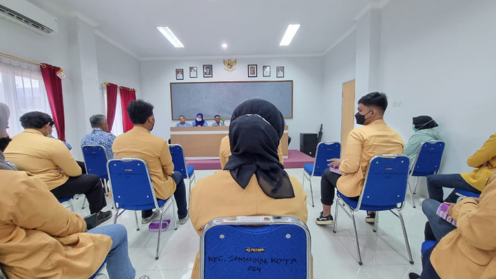 Apel Pagi dan Pengarahan dari Kecamatan Samarinda Kota kepada Mahasiswa KKN Wilayah Samarinda Kota, Senin 18 Juli 2022