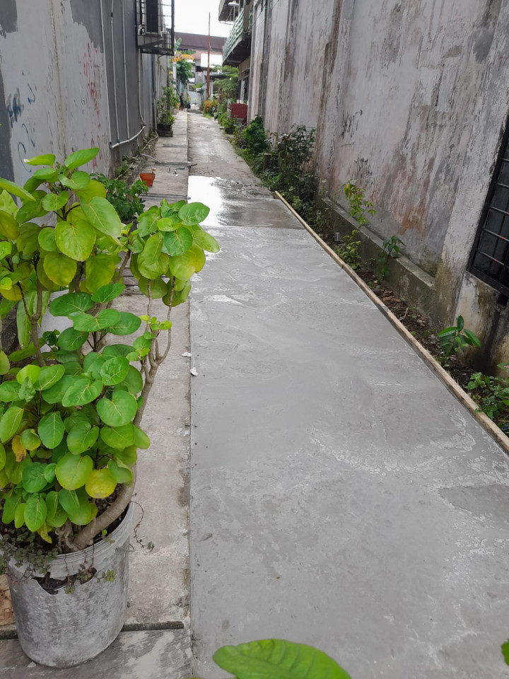 Kegiatan Probebaya Bidang Sarana dan Prasarana Semenisasi Jalan Imam Bonjol Gang Penatu RT. 34 Kelurahan Pelabuhan Kecamatan Samarinda Kota