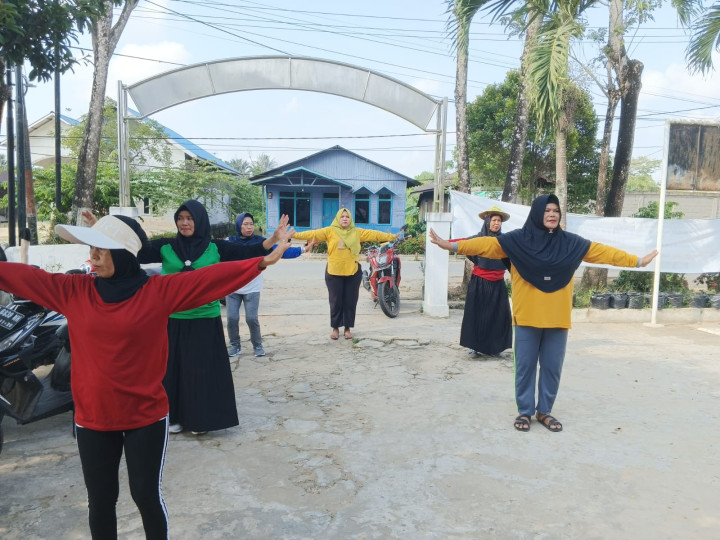 Kegiatan senam pagi di kelurahan Hari Jum'at 29 september 2023