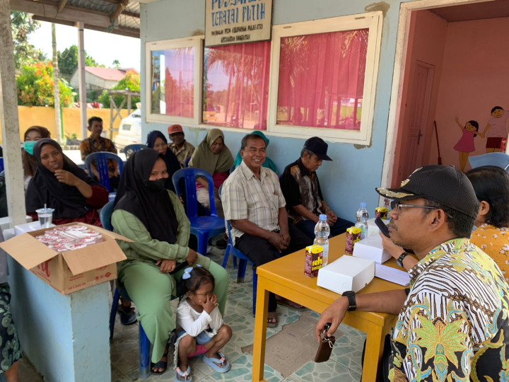 Sosialisasi Kesehatan Balita dan Lansia, RT 04 & RT 09 Kel. Pulau Atas Kec. Sambutan. Hari JUM'AT 01 Desember 2023