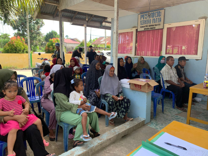 Sosialisasi Kesehatan Balita dan Lansia, RT 04 & RT 09 Kel. Pulau Atas Kec. Sambutan. Hari JUM'AT 01 Desember 2023