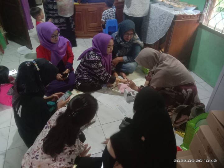 Kunjungan ke Pusyando Kacang Merah di Gg.Darul Khoir tergabung pada RT : 10,11,12 dan 13