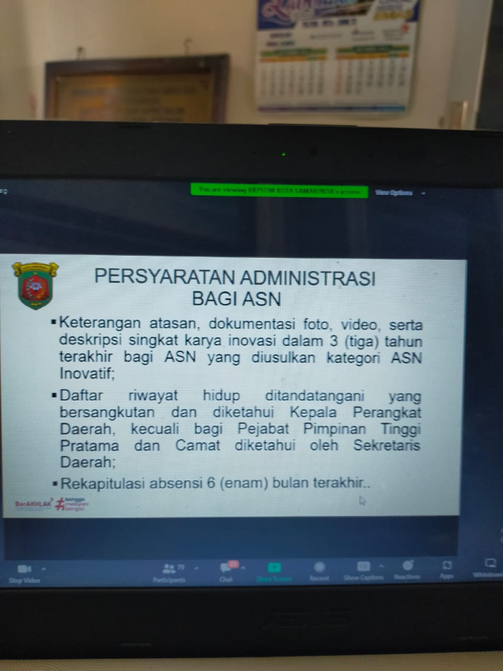 Sosialisasi Anugerah ASN dan Non ASN Tahun 2023