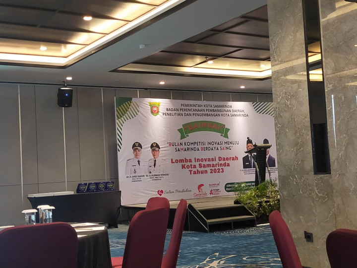 Kegiatan Pengembangan Inovasi dan Teknologi di Bappedalitbang Kota Samarinda Tahun 2023 ( Acara Lomba Inovasi " BAIMBAI " dan Launching Aplikasi Jarsi Plus ( Jaringan Inovasi Plus )