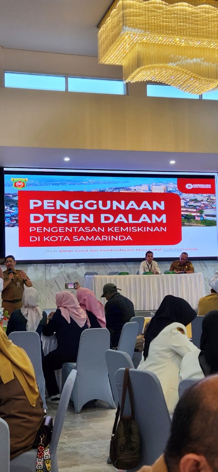 Rapat Penggunaan DTSEN dalam pengetasan kemiskinan di Kota Samarinda