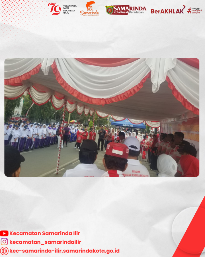 Gerakan Pembagian Bendera Merah Putih Kota Samarinda