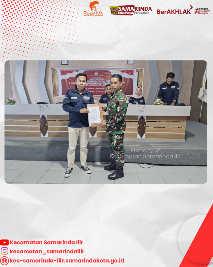 Rapat Pleno Terbuka Pelaksanaan Rekapitulasi Daftar Pemilih Hasil Pemutakhiran (DPHP) Tingkat Kecamatan Pada Pilkada Serentak Tahun 2024