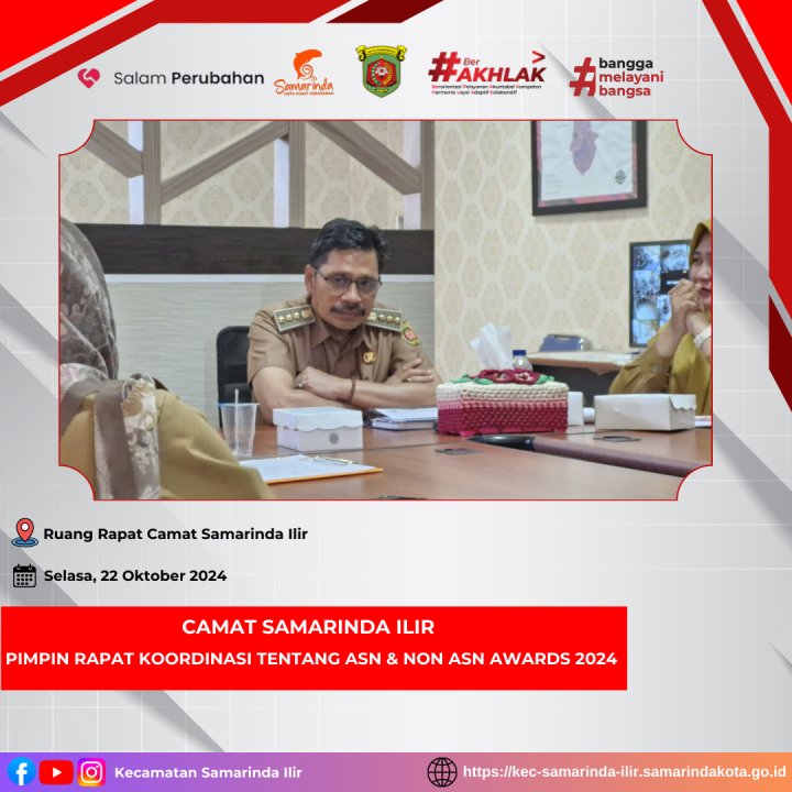 Rapat Koordinasi, Selasa 22 Oktober 2024