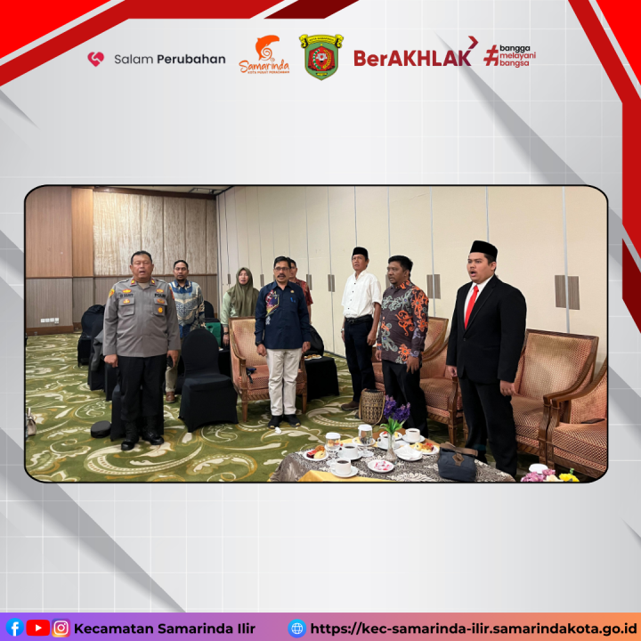 Pelantikan dan Pembekalan anggota PTPS se-Kecamatan Samarinda Ilir