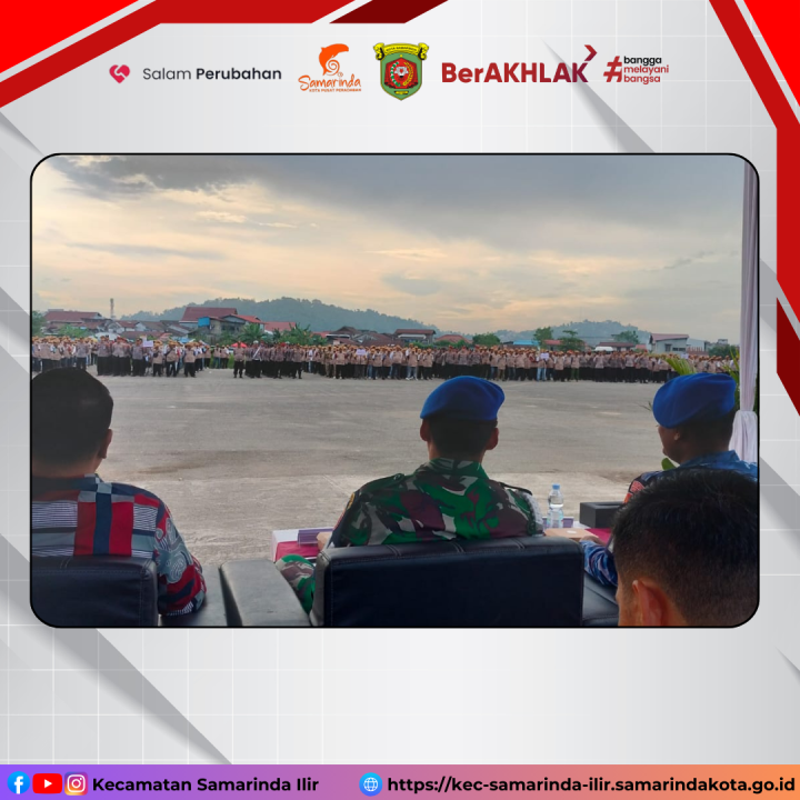 Apel Gelar Pasukan PAM TPS Se-Kota Samarinda