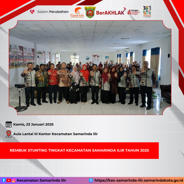 Rembuk Stunting Tingkat Kecamatan Samarinda Ilir