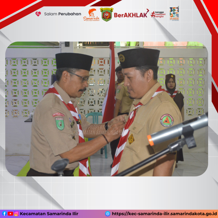 Pelantikan Mabiran dan Pengurus Kwartir Ranting Gerakan Pramuka Samarinda Ilir Masa Bakti 2024-2027