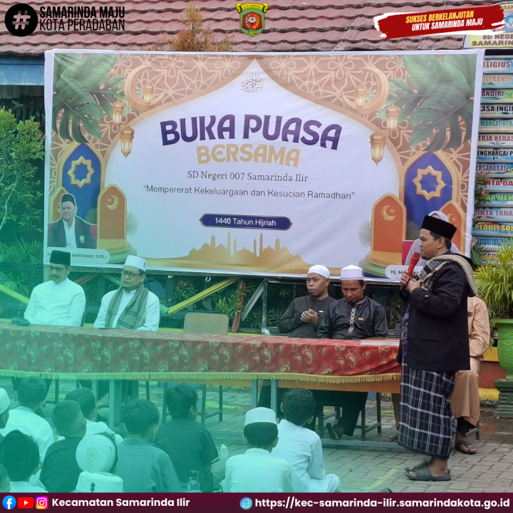 Buka Puasa Bersama Keluarga Besar, Dewan Guru, dan Murid-Murid SD Negeri 007 Samarinda Ilir