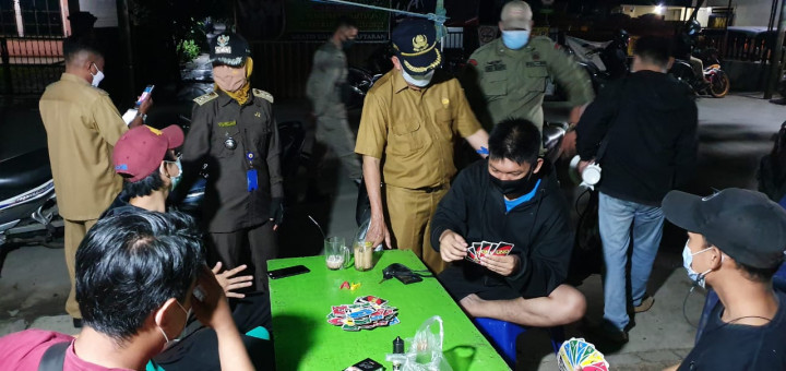 Kegiatan yustisi Satgas Covid-19 Kecamatan Samarinda Kota Tgl 24 Maret 2021