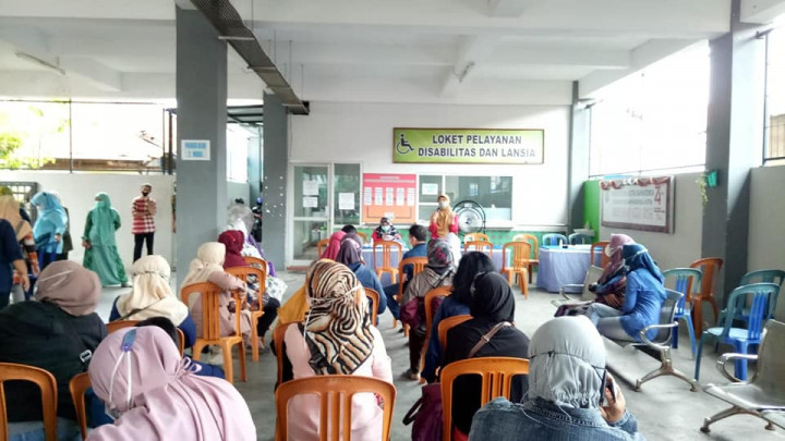 Pelaksanaan Vaksin Bagi Kader-Kader Posyandu di Kecamatan Samarinda Kota 20 April 2021